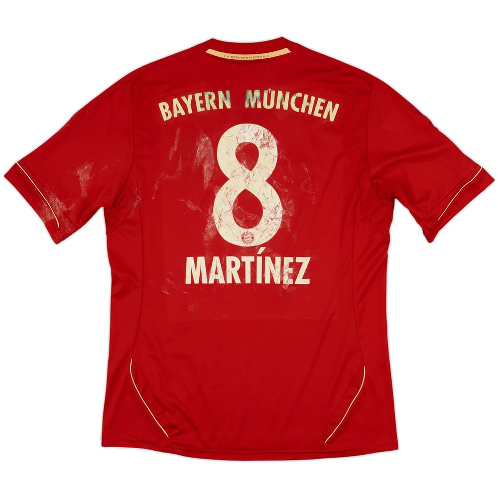 2011-13 Bayern Munich Home Shirt Martinez #8 - 4/10 - (L)