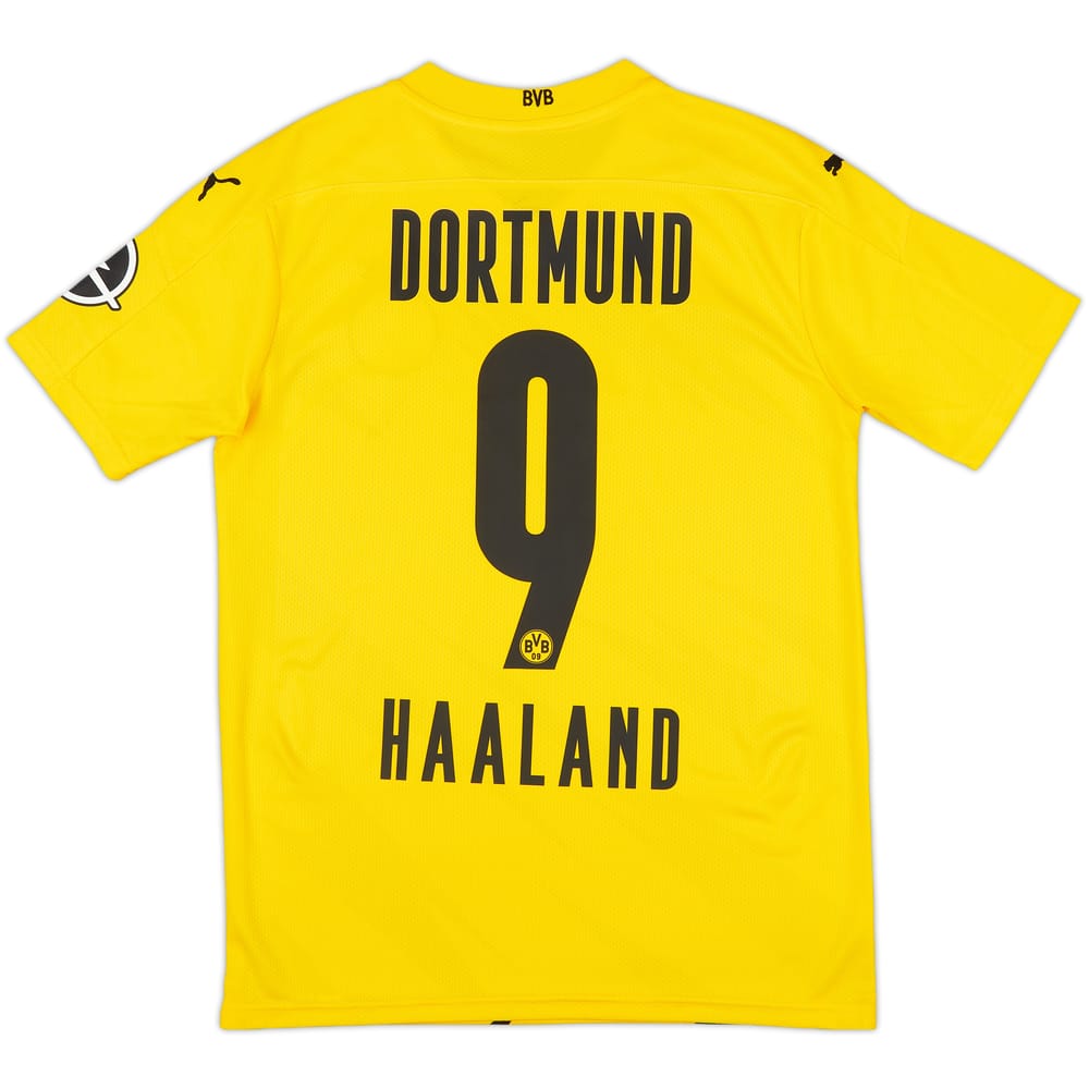 2020-21 Borussia Dortmund Home Shirt Haaland #9 - 6/10 - (S)