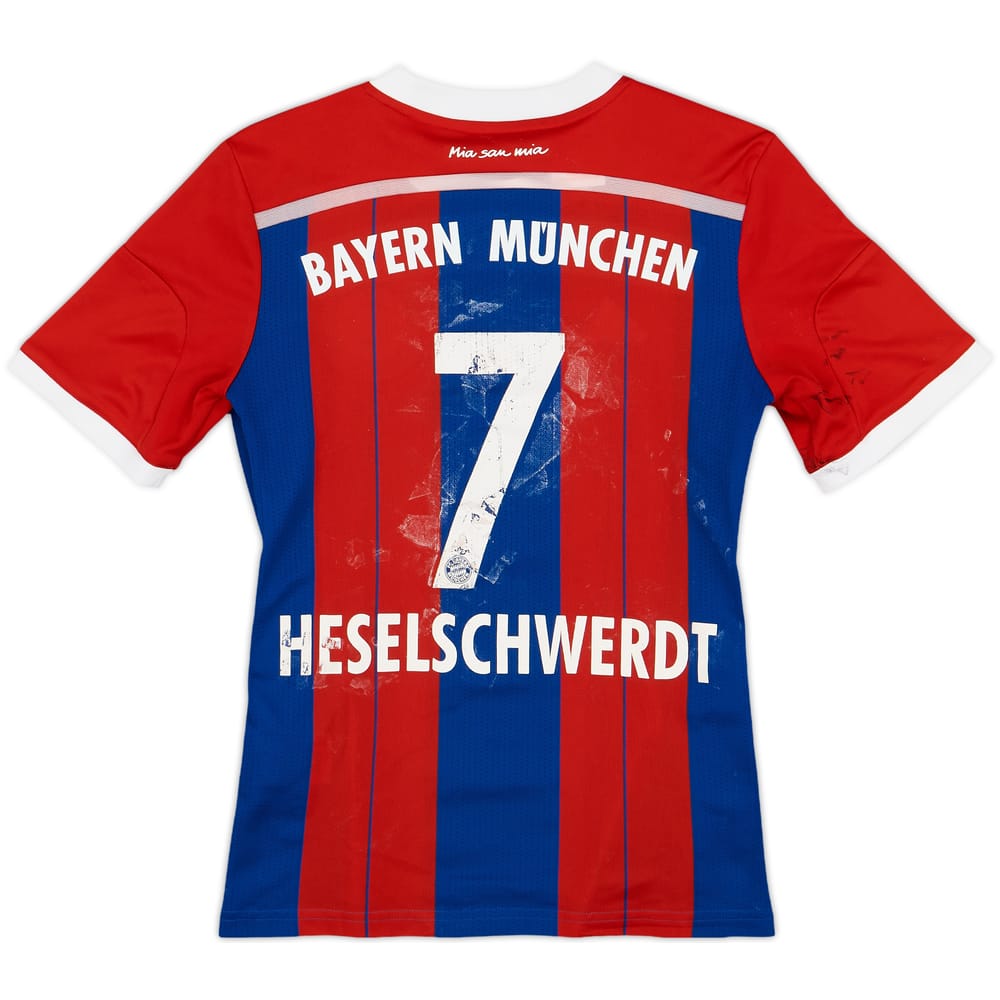 2014-15 Bayern Munich Home Shirt Heselschwerdt #7 - 4/10 - (M.Boys)