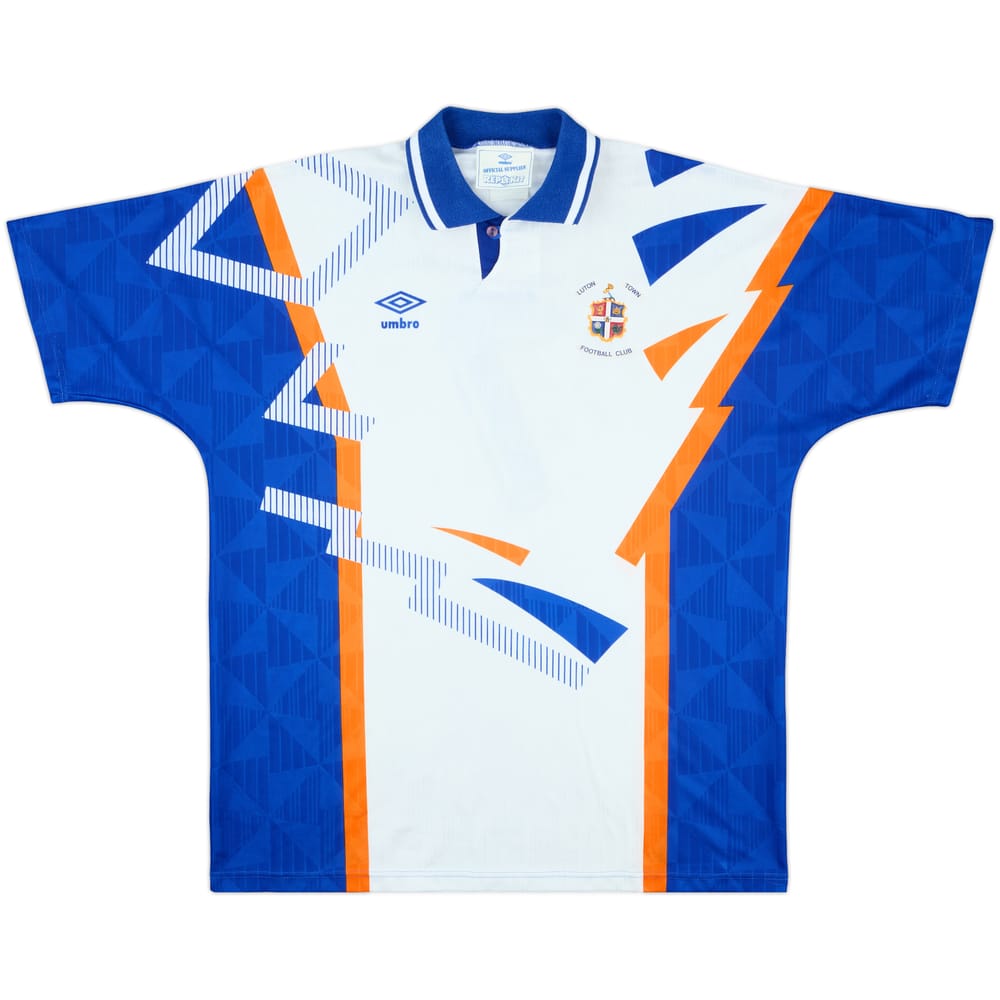 1991-92 Luton Town Home Shirt #7 - 6/10 - (XL)