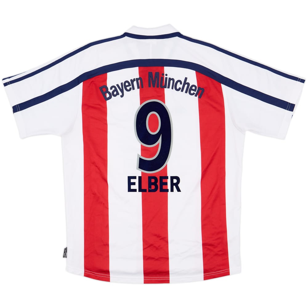 2000-01 Bayern Munich Away Shirt Elber #9 - 7/10 - (S)