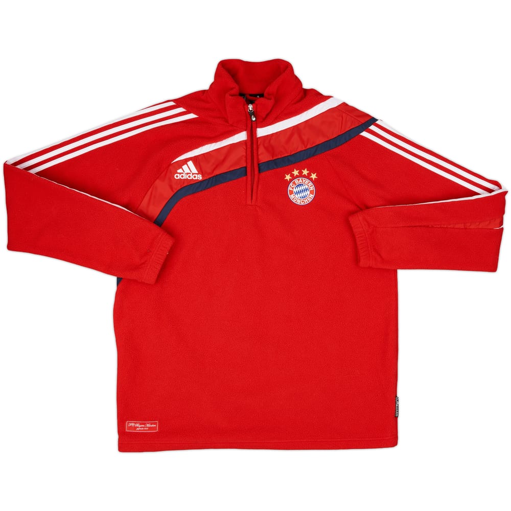 2009-10 Bayern Munich adidas 1/4 Zip Fleece Top - 8/10 - (L/XL)