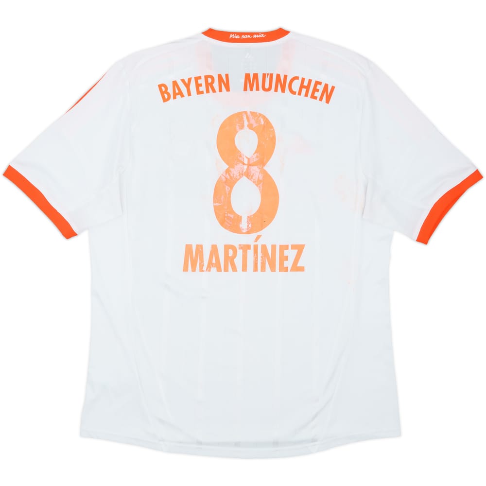 2012-13 Bayern Munich Away Shirt Martinez #8 - 4/10 - (XL)
