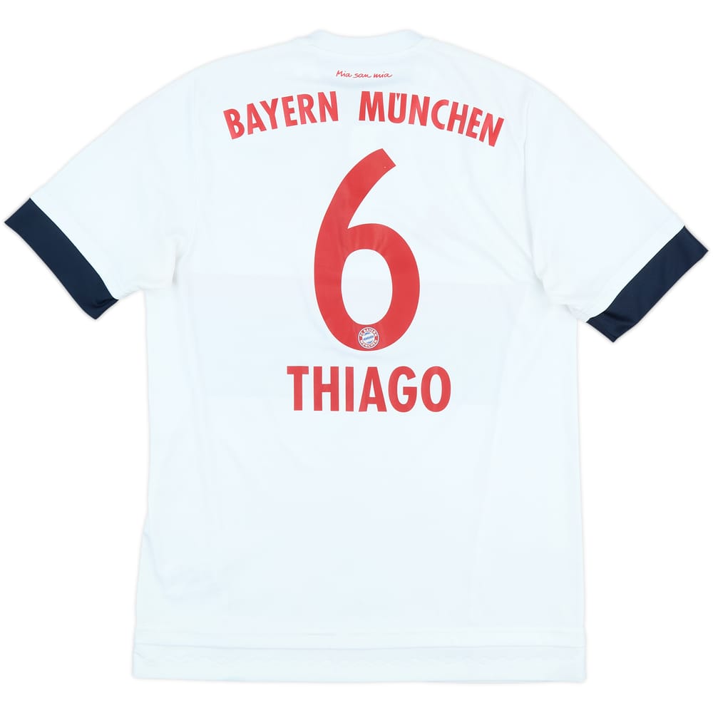 2015-16 Bayern Munich Away Shirt Thiago #6 - 9/10 - (M)