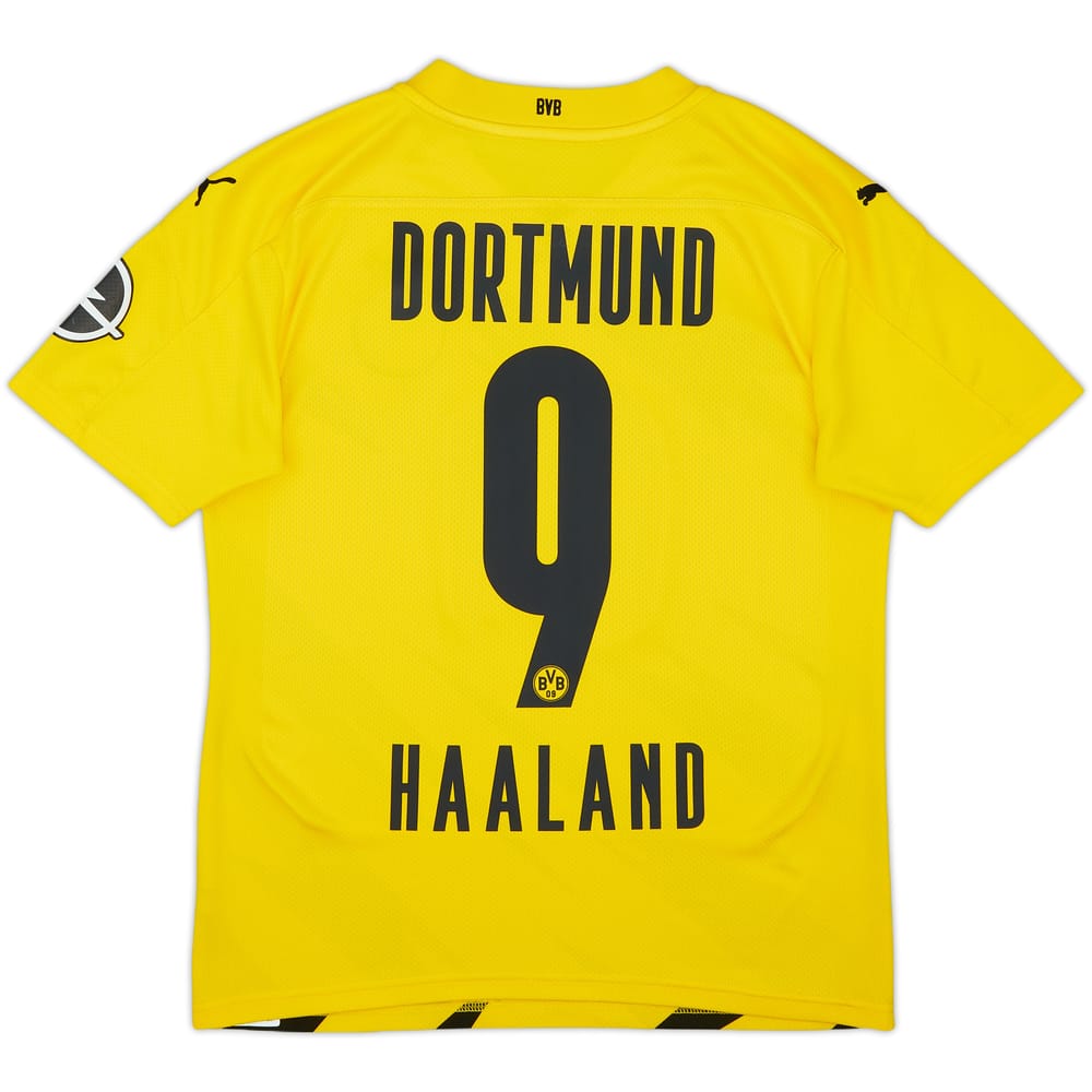 2020-21 Borussia Dortmund Home Shirt Haaland #9 - 6/10 - (S)