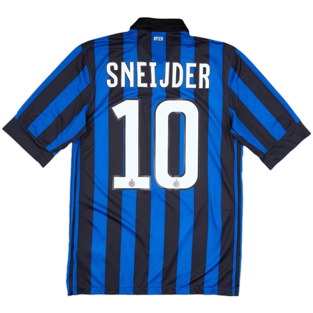 2011-12 Inter Milan Home Shirt Sneijder #10 - 8/10 - (S)