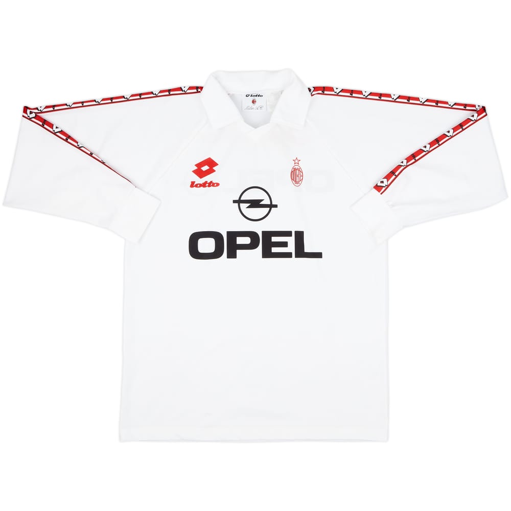 1995-96 AC MIlan Lotto Training L/S Shirt - 8/10 - (XL)