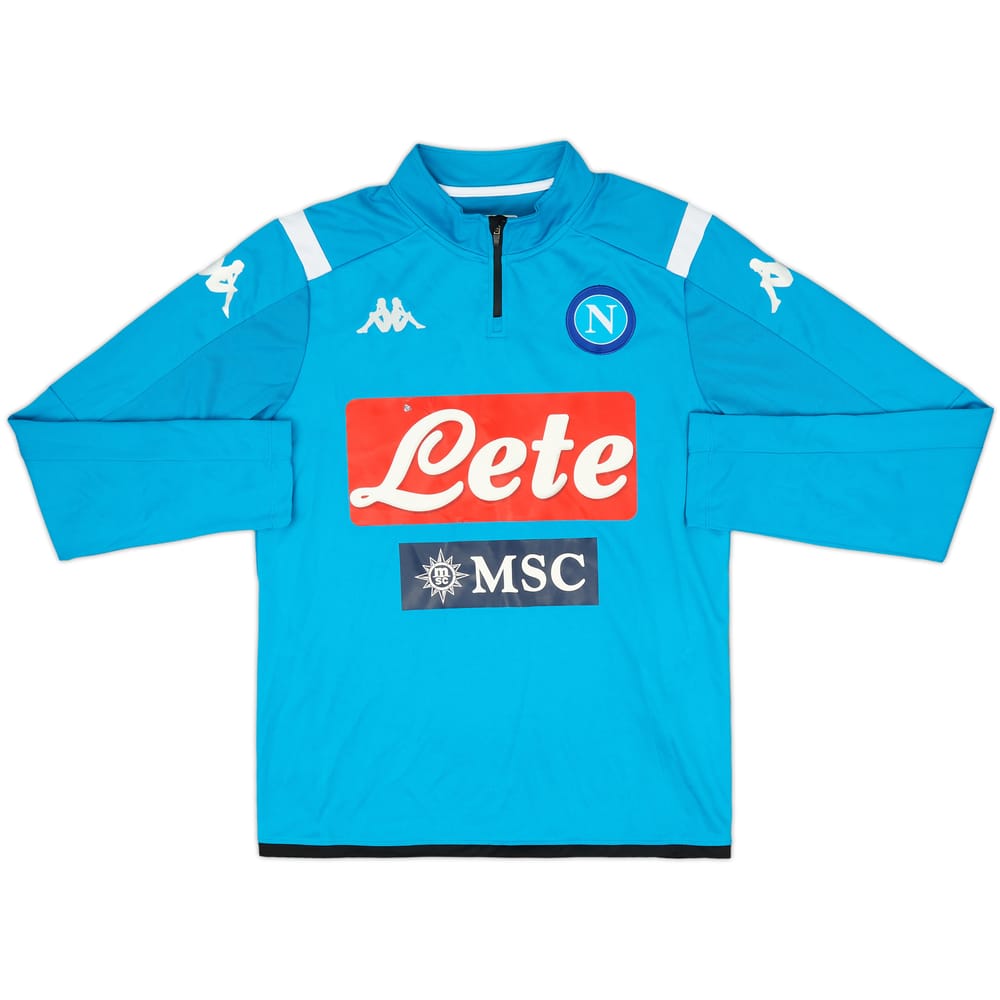 2019-20 Napoli Kappa 1/4 Zip Drill Top - 7/10 - (M)