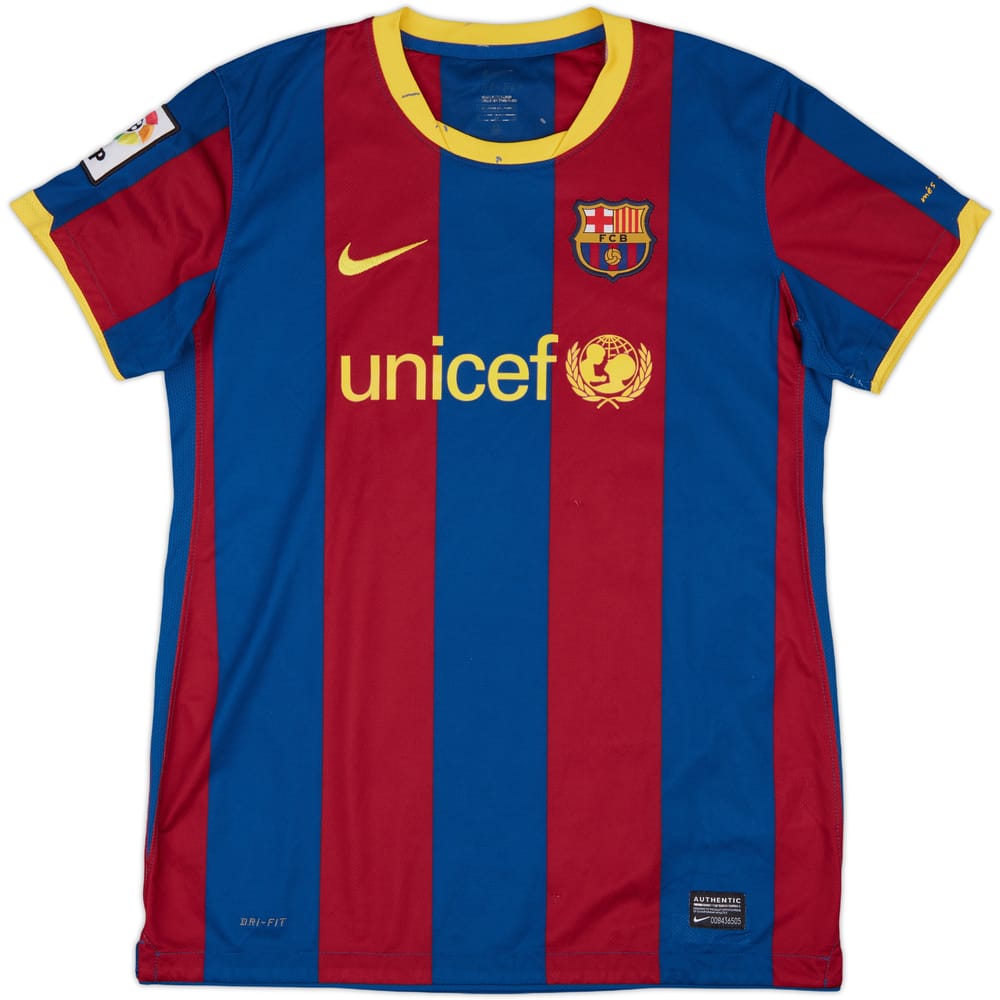 2010-11 Barcelona Home Shirt - 7/10 - (Women's M)