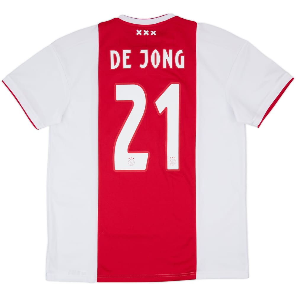 2018-19 Ajax Home Shirt De Jong #21 - 9/10 - (L)
