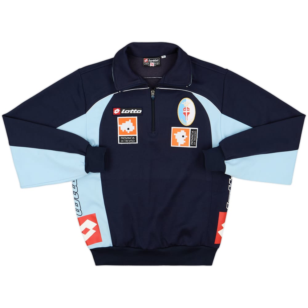 2006-07 Treviso Player Issue Lotto 1/4 Zip Drill Top - 8/10 - (XS)