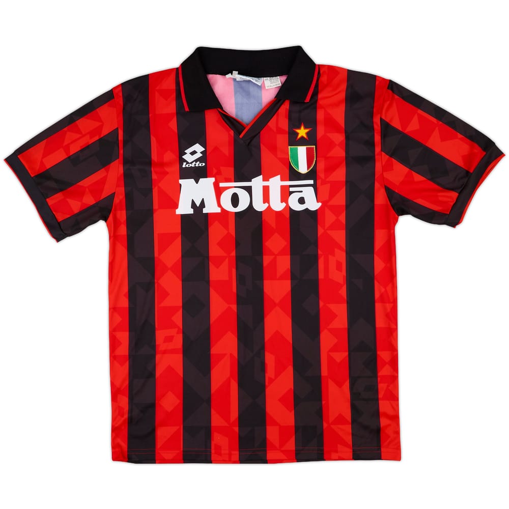 1993-94 AC Milan Home Shirt - 8/10 - (XL)