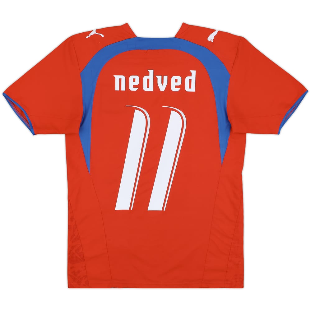2006-08 Czech Republic Home Shirt Nedved #11 - 8/10 - (S)