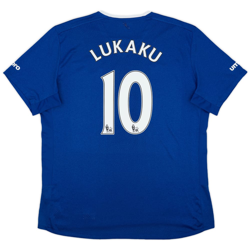 2015-16 Everton Home Shirt Lukaku #10 - 6/10 - (XXL)
