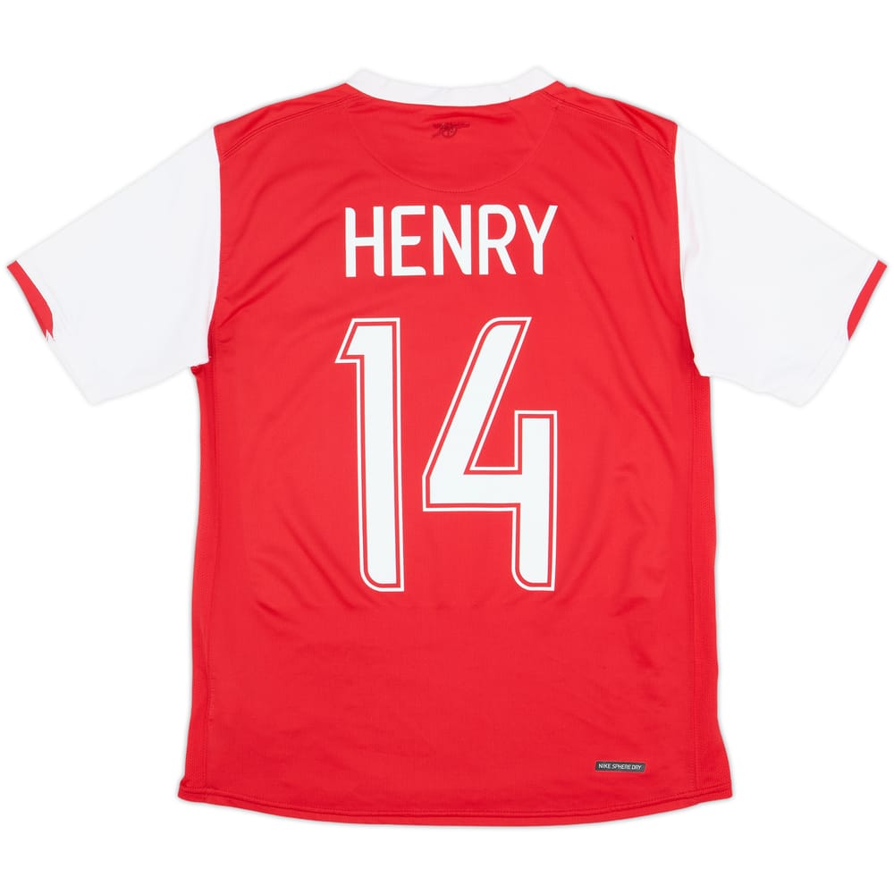 2006-08 Arsenal Home Shirt Henry #14 - 6/10 - (XL.Boys)