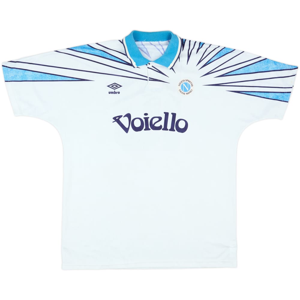 1991-93 Napoli Away Shirt #10 - 6/10 - (XL)