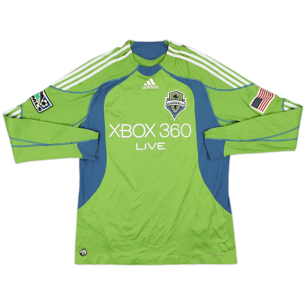 2009-10 Seattle Sounders Player Issue Home L/S Shirt - 4/10 - (L)