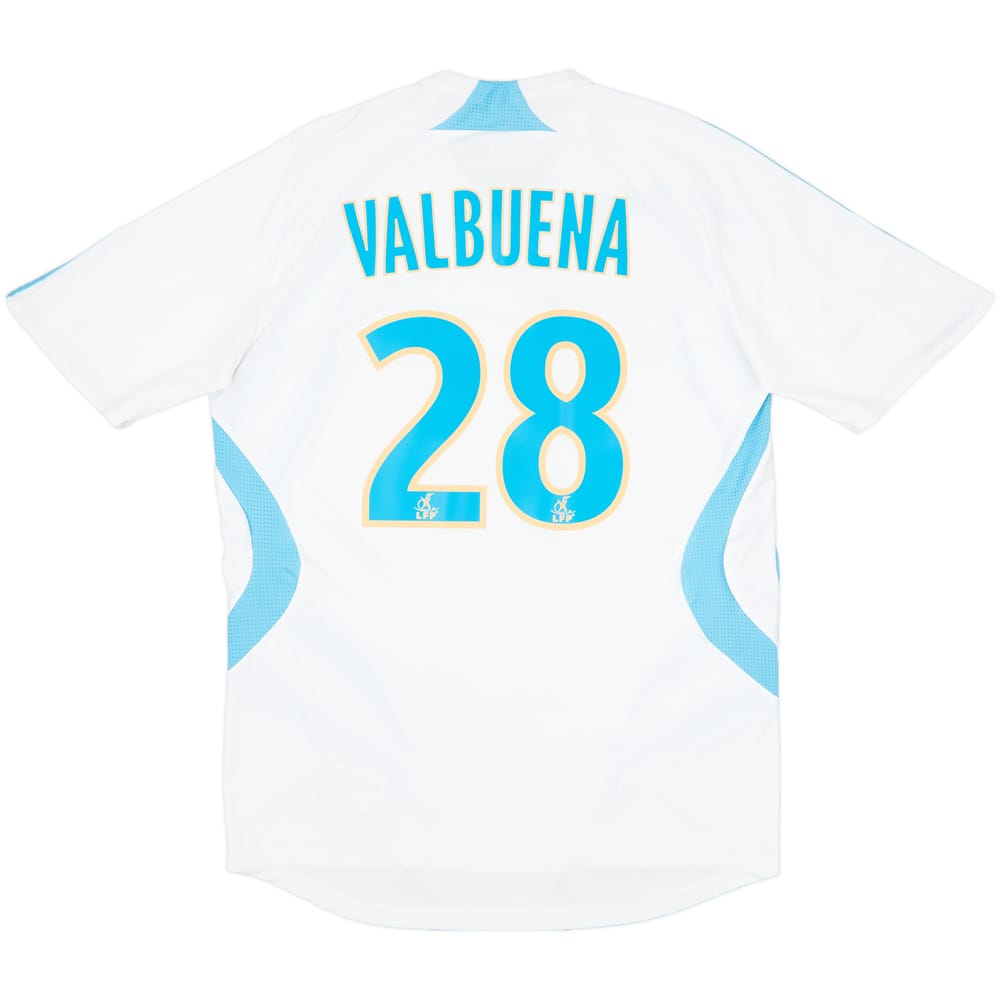 2007-08 Olympique Marseille Home Shirt Valbuena #28 - 7/10 - (M)