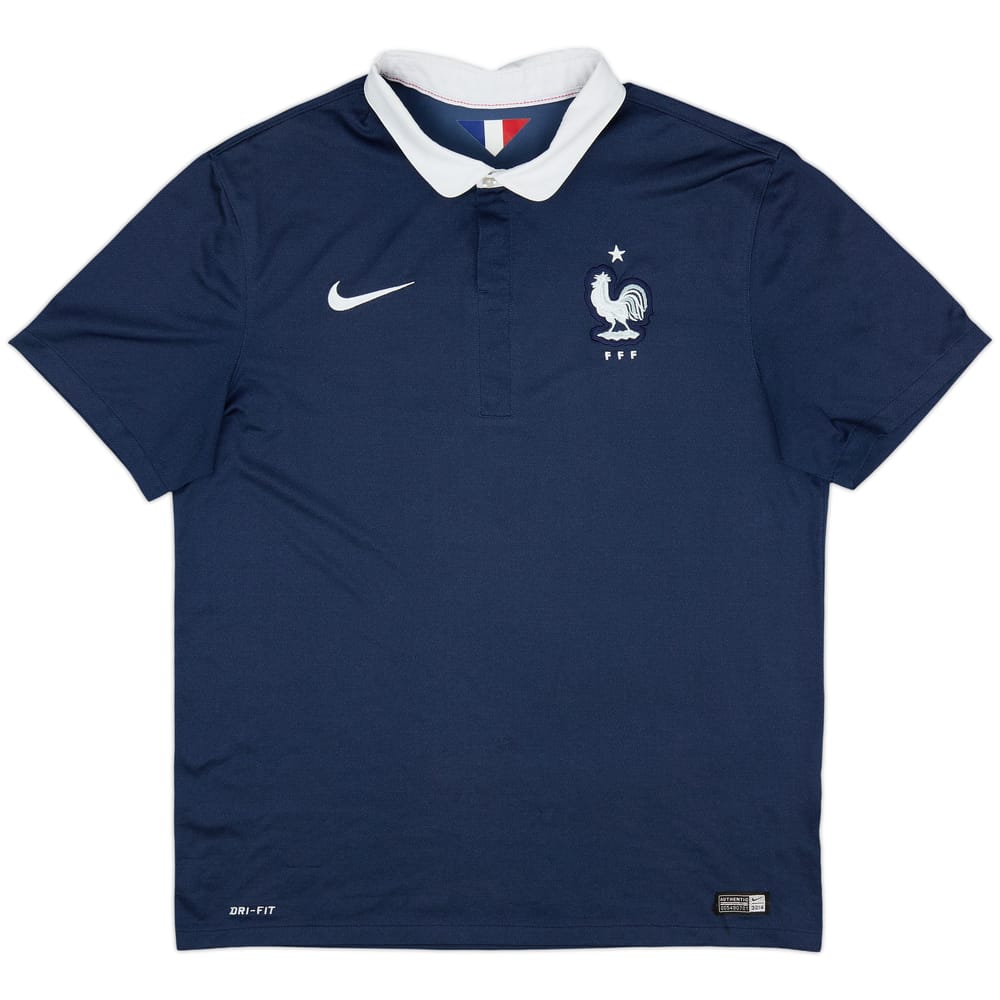 2014-15 France Home Shirt - 8/10 - (L)
