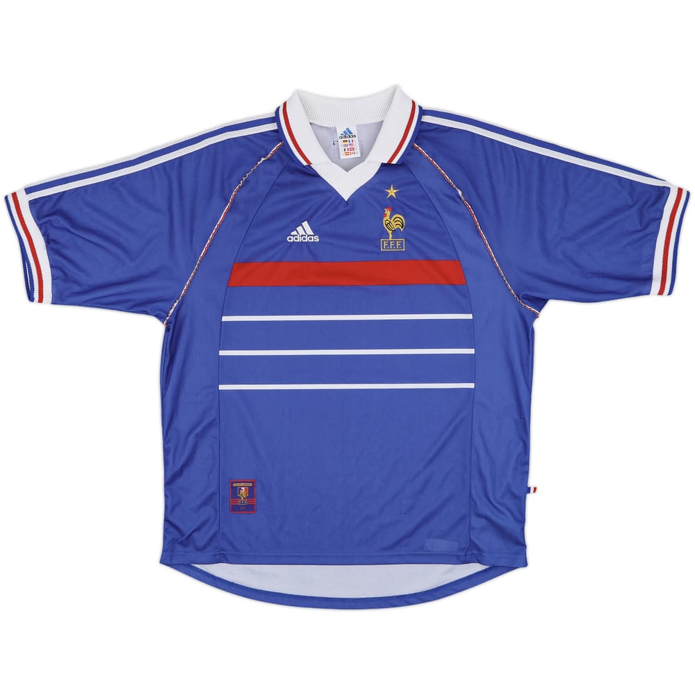 1998-00 France Home Shirt - 8/10 - (XL)