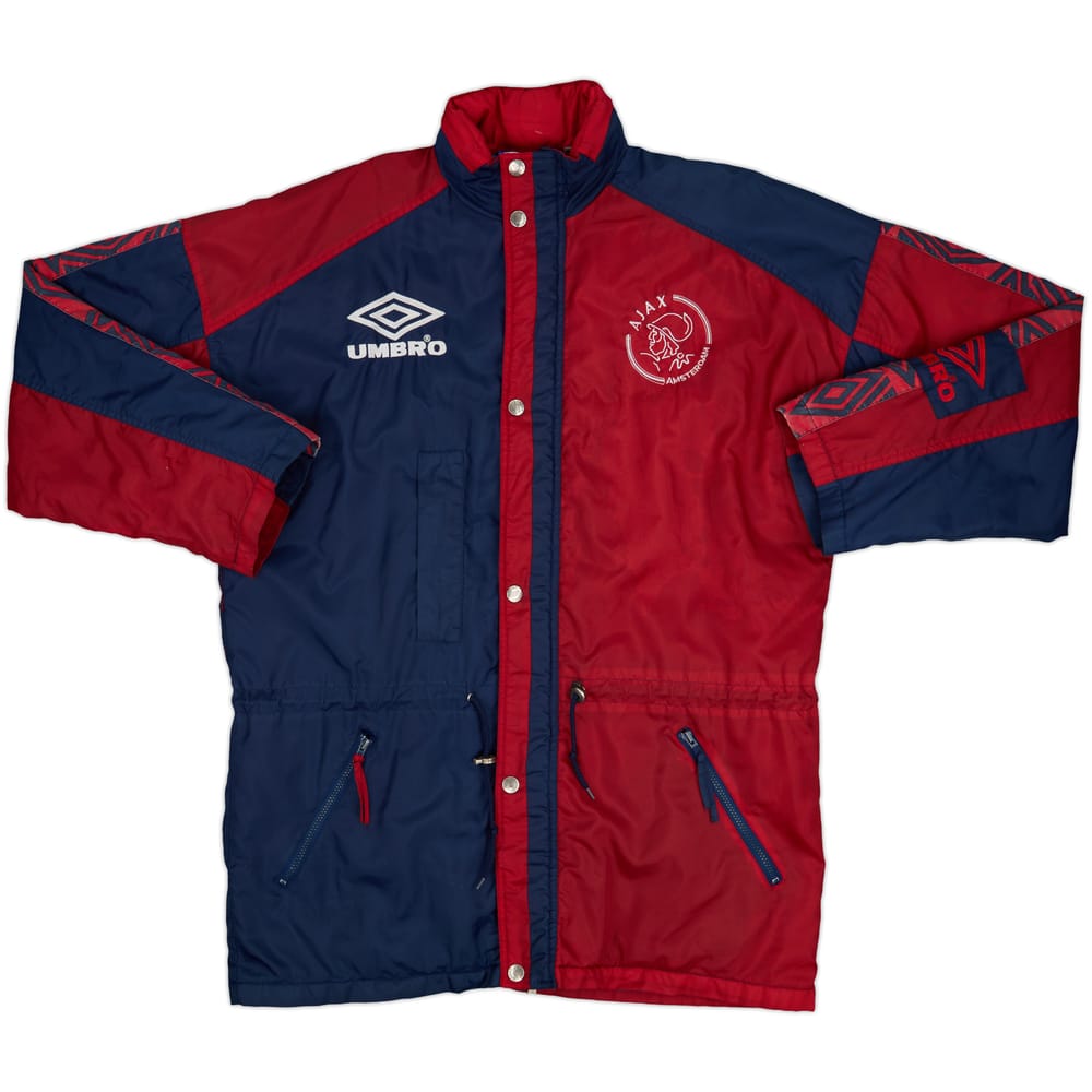 1996-97 Ajax Umbro Padded Bench Coat - 6/10 - (XL)