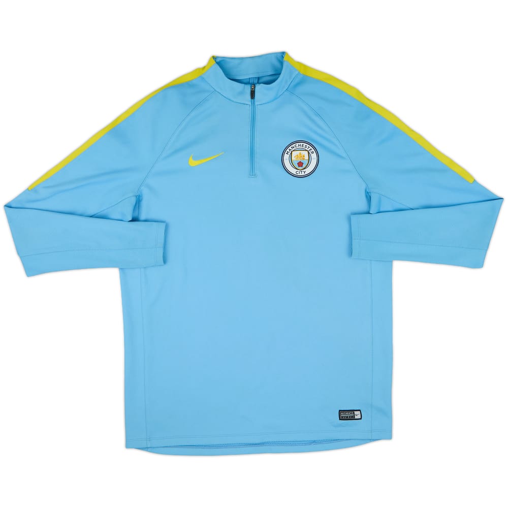 2016-17 Manchester City Nike 1/4 Zip Training Top - 8/10 - (L)