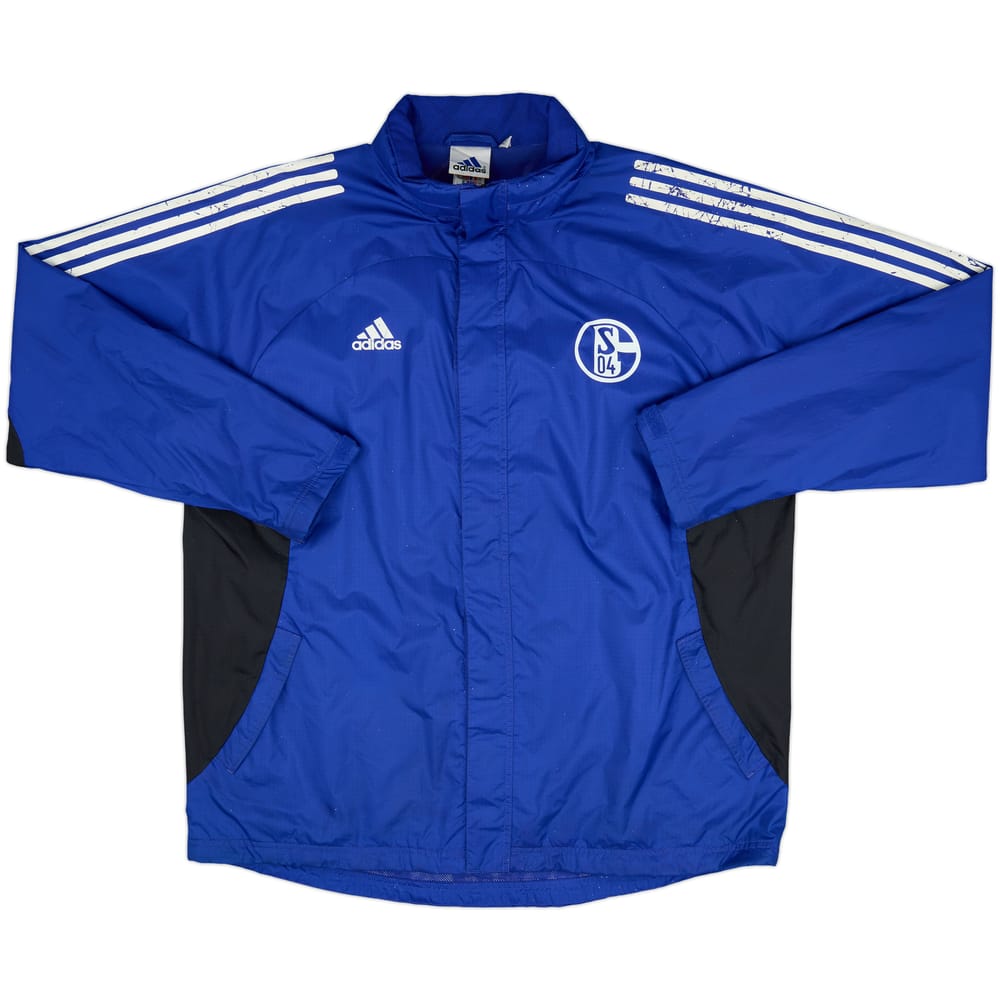 2002-03 Schalke adidas Hooded Rain Jacket - 6/10 - (XL)