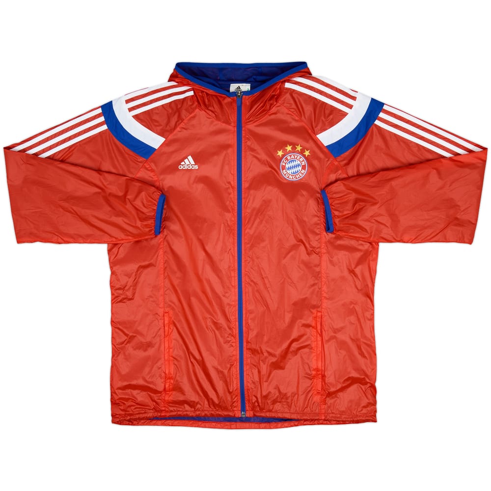 2014-15 Bayern Munich adidas Hooded Track Jacket - 8/10 - (XL)