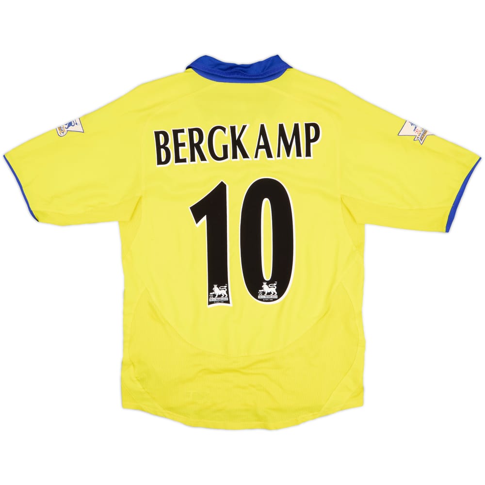 2003-05 Arsenal Away Shirt Bergkamp #10 - 7/10 - (S)