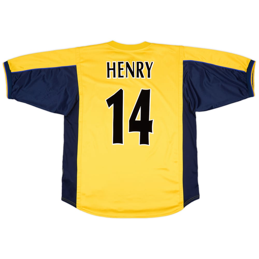 1999-01 Arsenal Away Shirt Henry #14 - 8/10 - (XL)