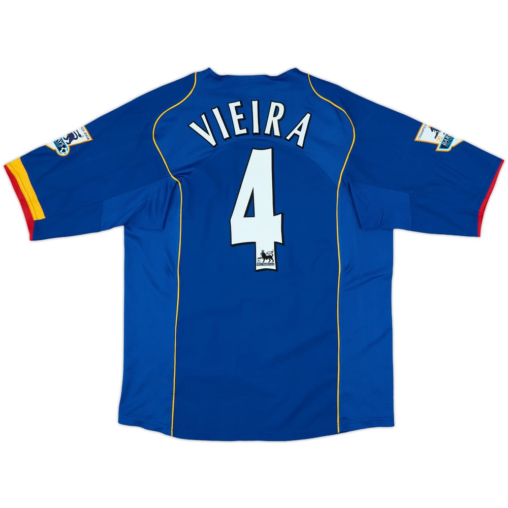 2004-06 Arsenal Away Shirt Vieira #4 - 9/10 - (L)