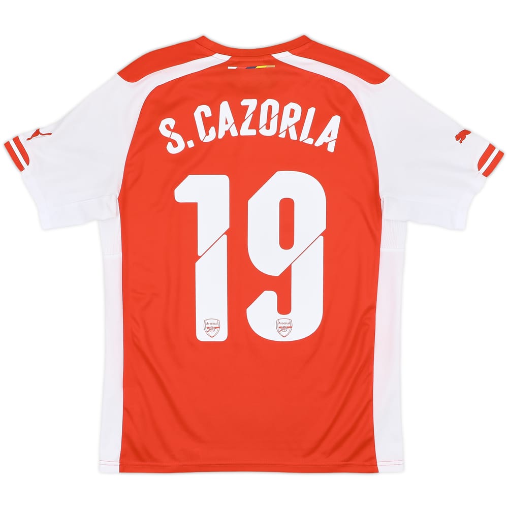2014-15 Arsenal Home Shirt S.Cazorla #19 - 9/10 - (S)