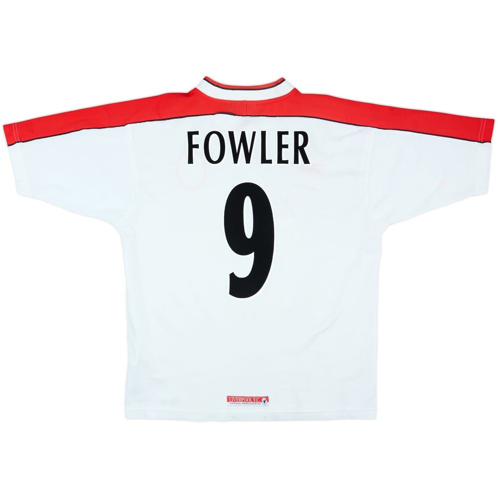 1998-99 Liverpool Away Shirt Fowler #9 - 7/10 - (M)