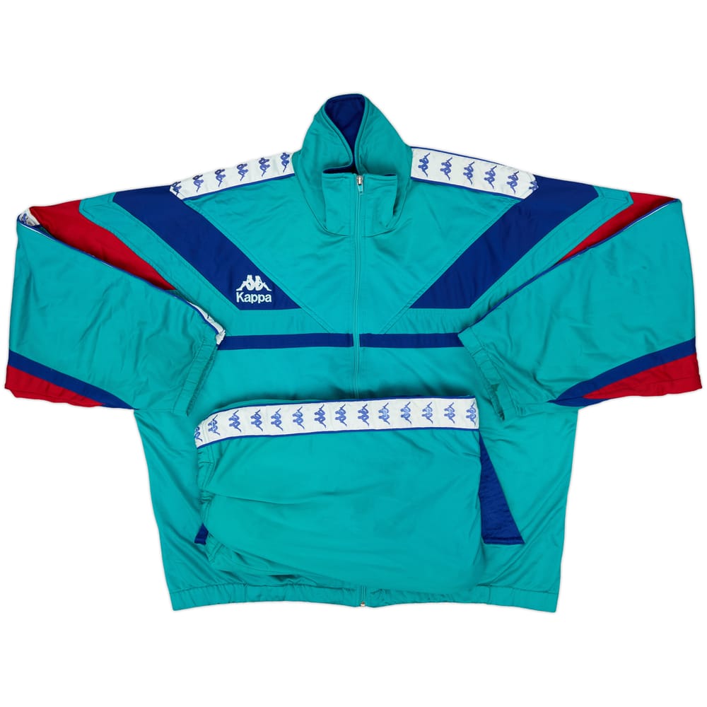 1992-95 Barcelona Kappa Tracksuit - 9/10 - (XL)