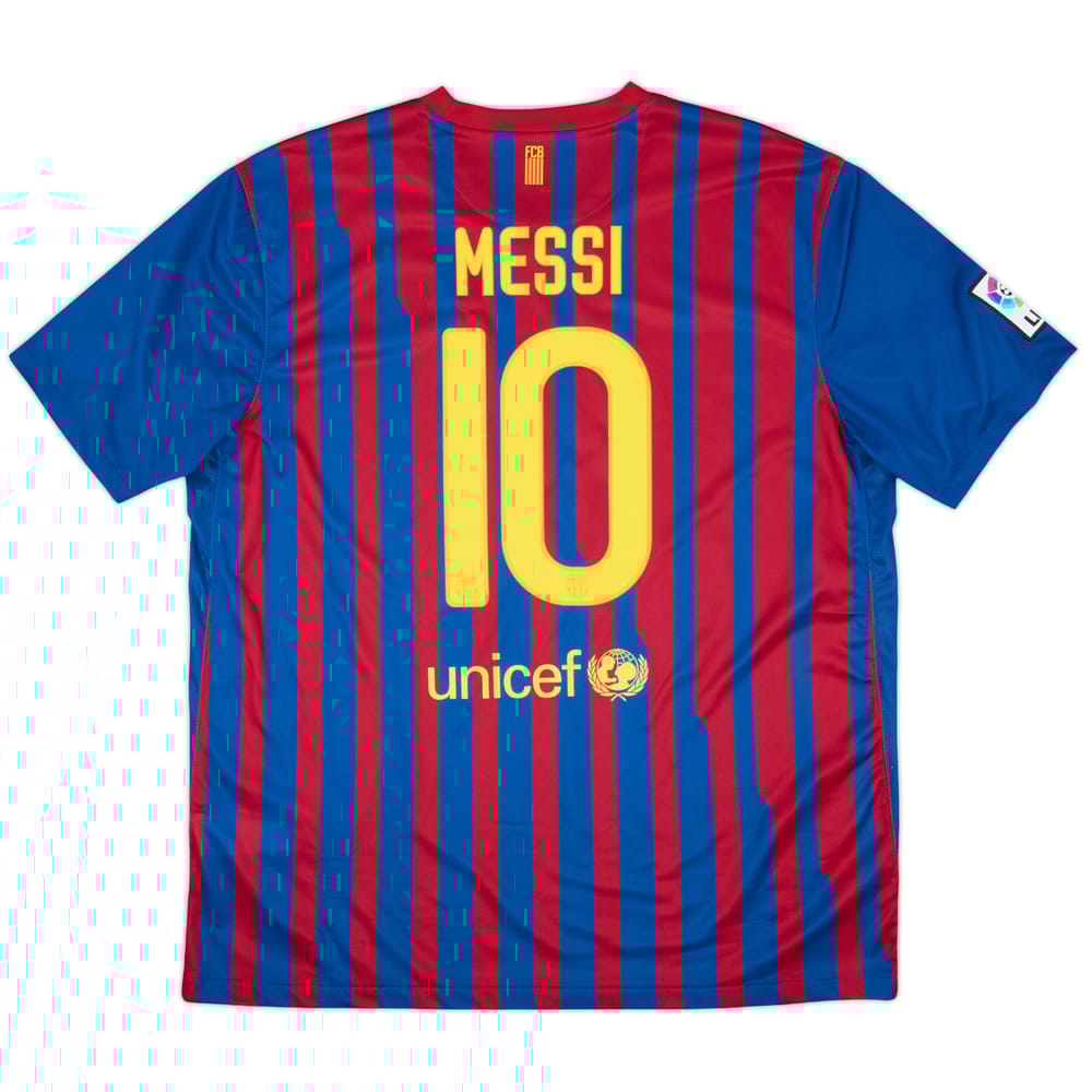 2011-12 Barcelona Home Shirt Messi #10 - 9/10 - (XXL)