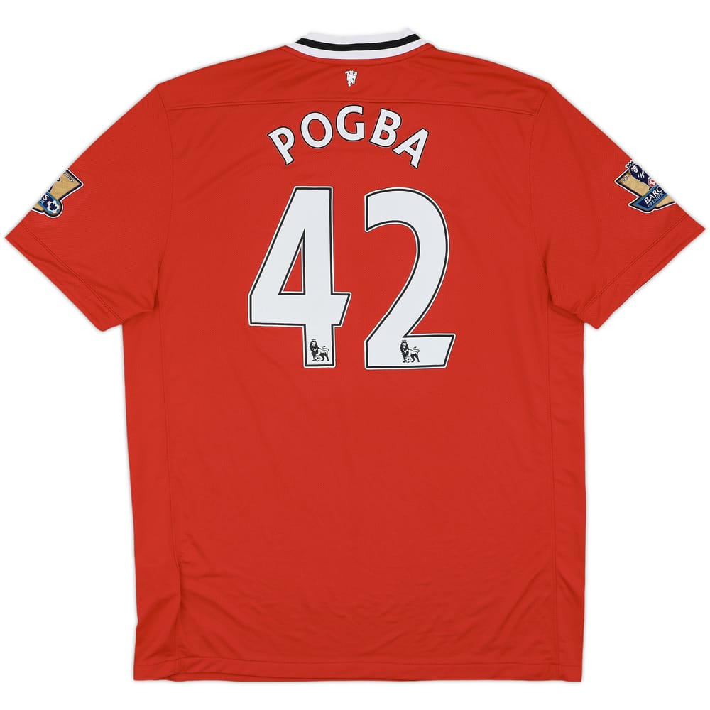 2011-12 Manchester United Home Shirt Pogba #42 - 6/10 - (XL)