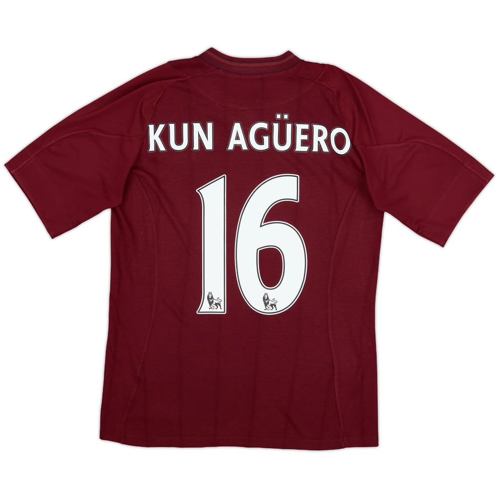 2012-13 Manchester City Away Shirt Kun Aguero #16 - 7/10 - (S)