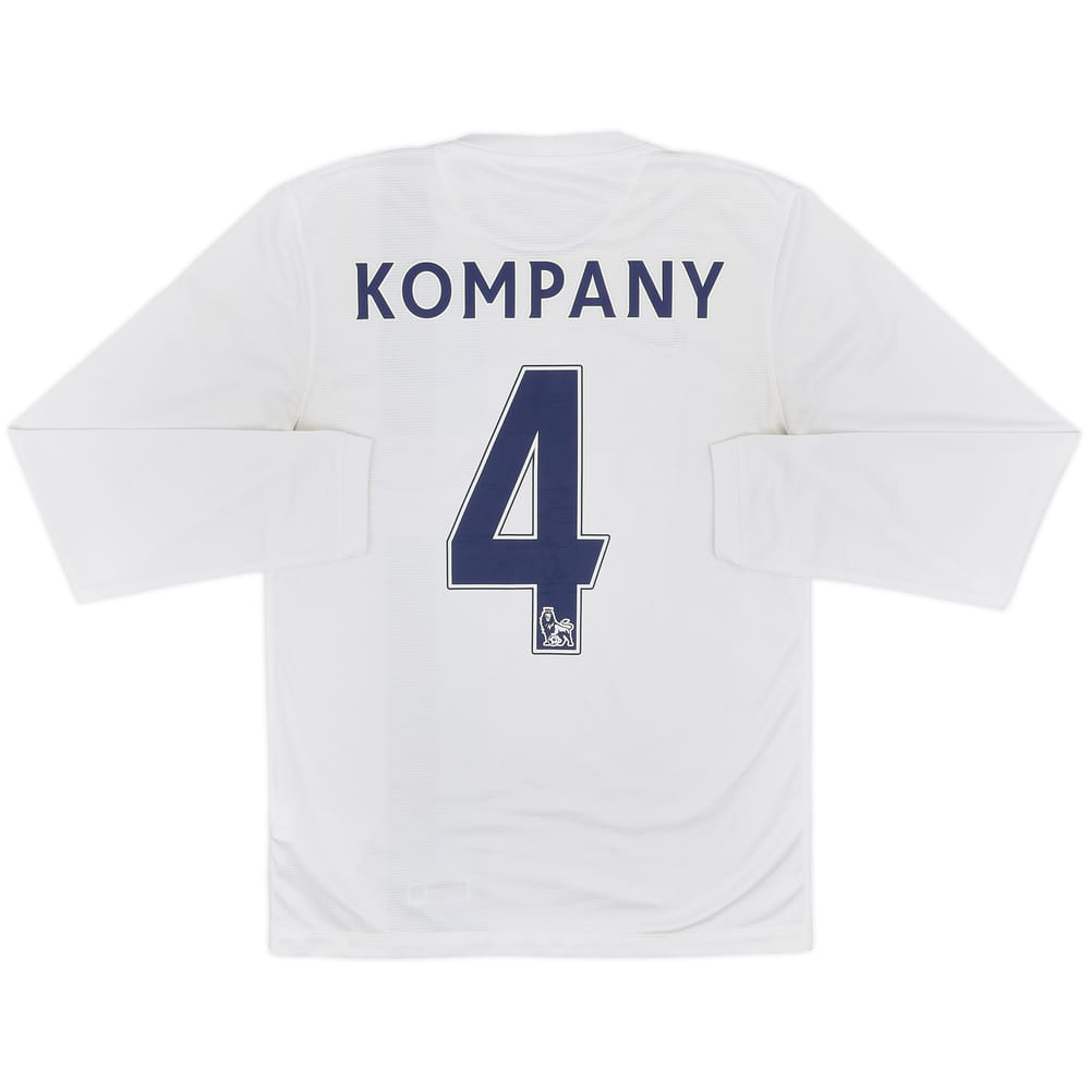 2013-14 Manchester City Third L/S Shirt Kompany #4 - 7/10 - (S)