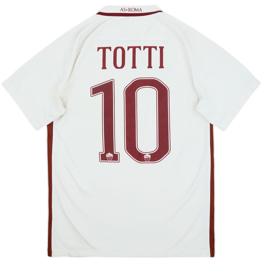 2016-17 Roma Away Shirt Totti #10 - 7/10 - (S)