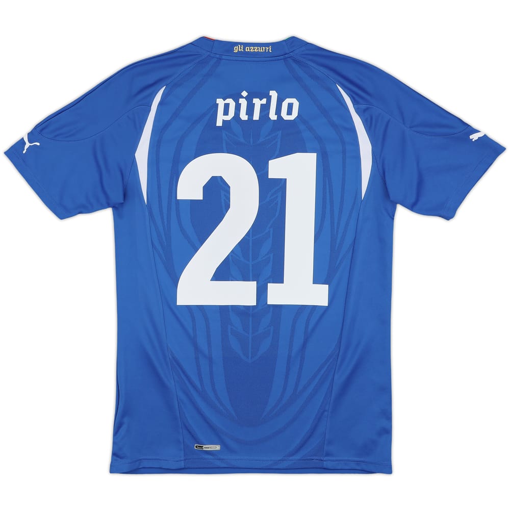 2010-12 Italy Home Shirt Pirlo #21 - 10/10 - (M)