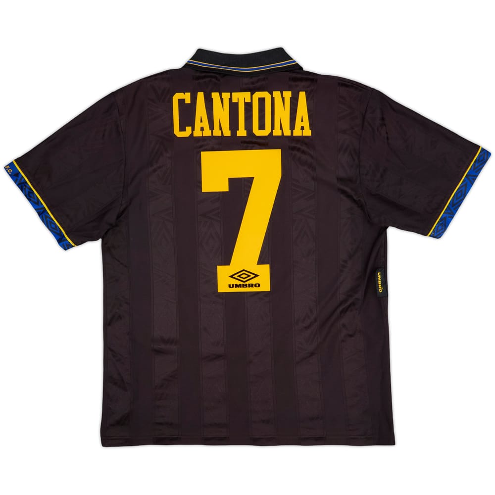 1993-95 Manchester United Away Shirt Cantona #7 - 5/10 - (M)
