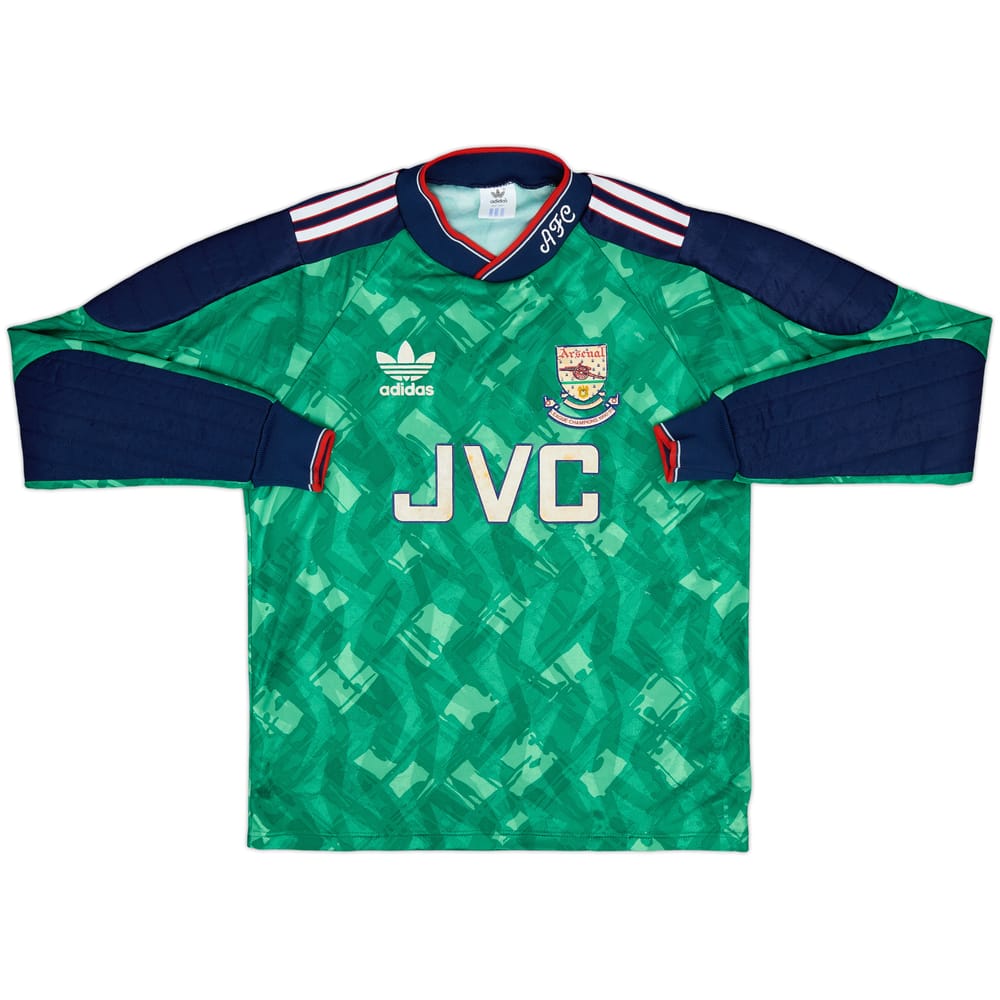 1990-91 Arsenal GK Shirt - 7/10 - (S)