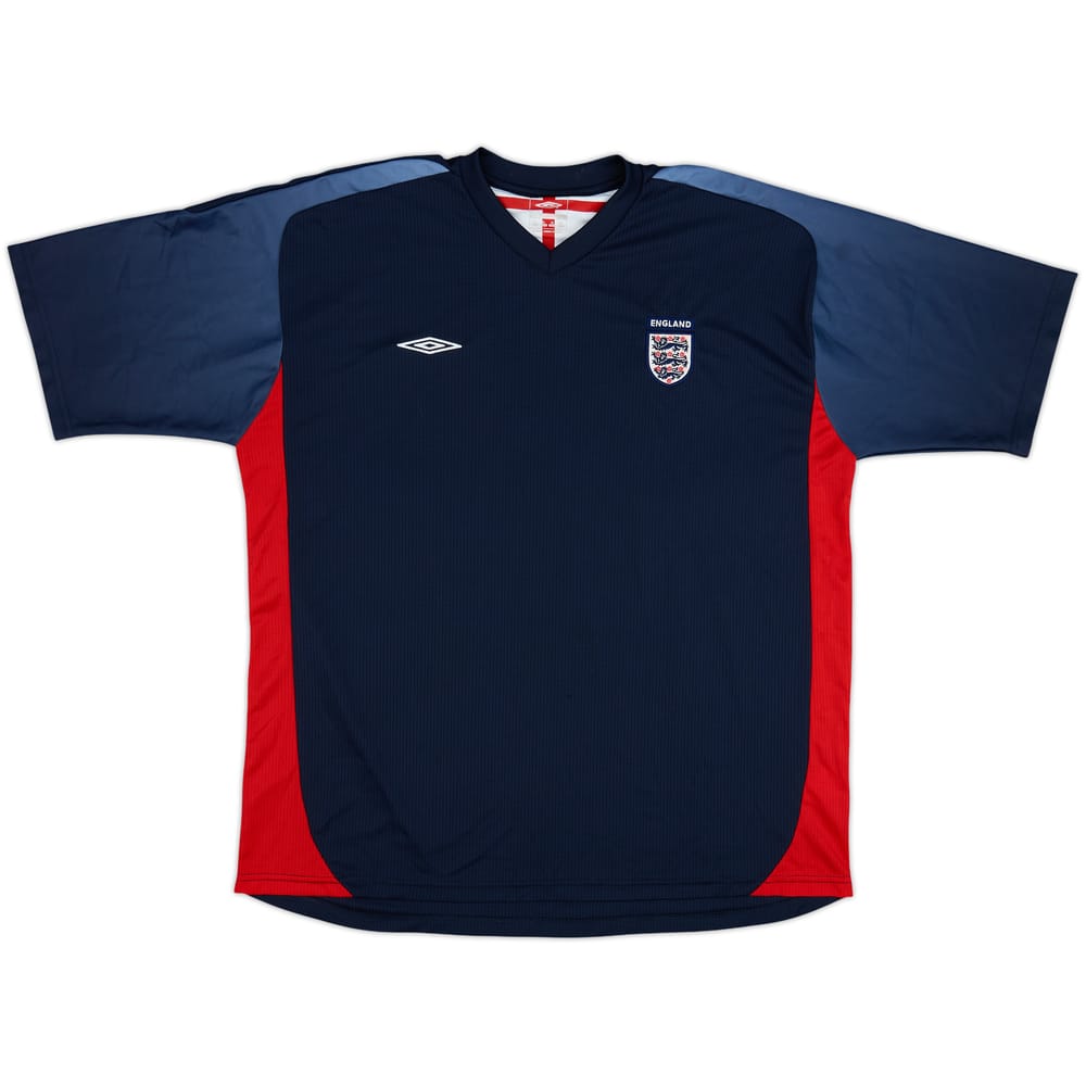 2004-06 England Umbro Training Shirt - 9/10 - (XL)