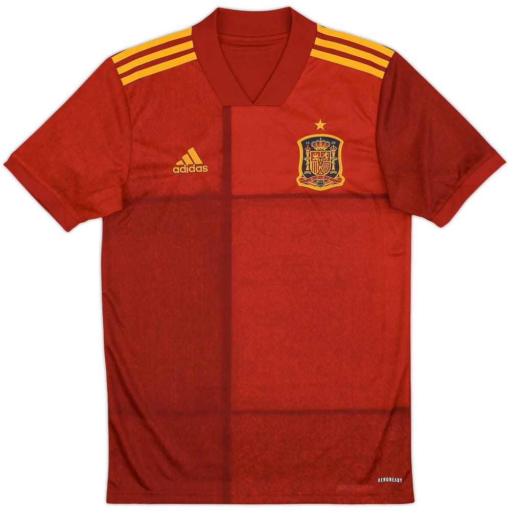 2020-21 Spain Home Shirt - 9/10 - (S)