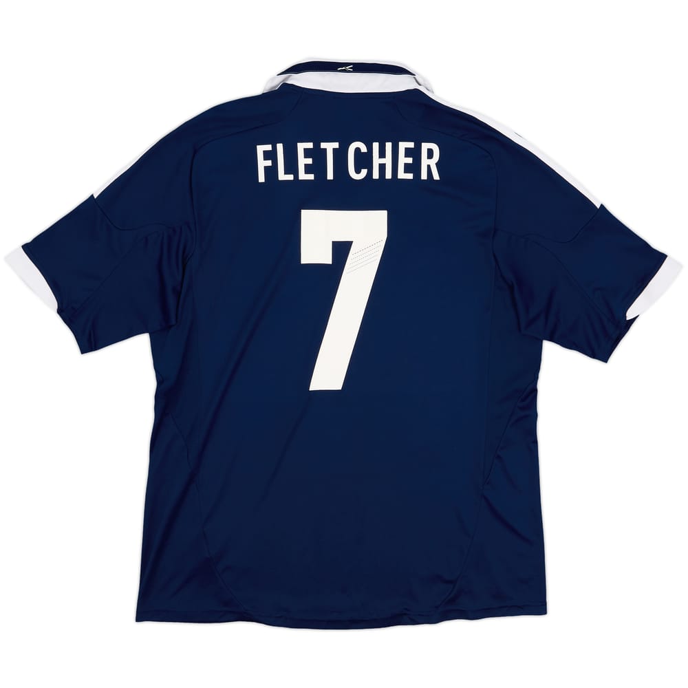 2011-13 Scotland Home Shirt Fletcher #7 - 6/10 - (XL)