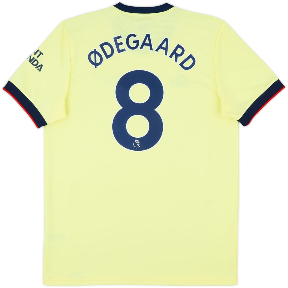 2021-22 Arsenal Away Shirt Odegaard #8 - 8/10 - (L)