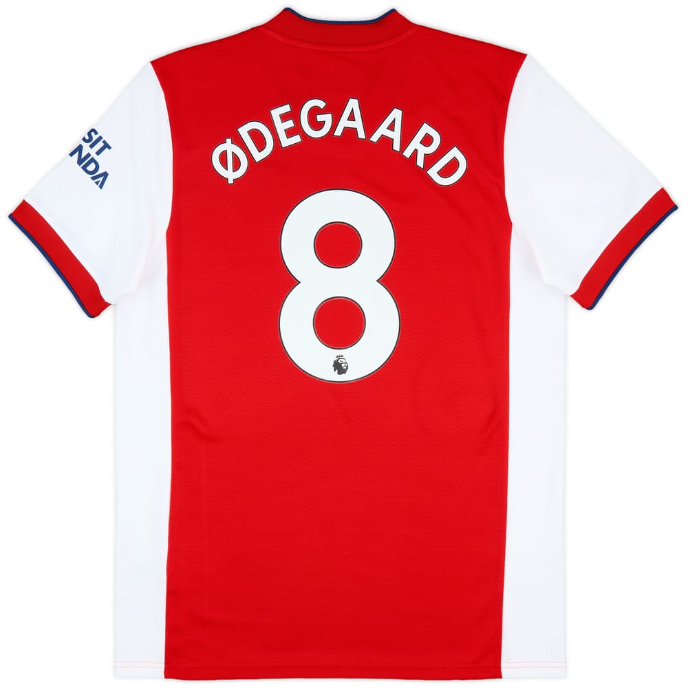 2021-22 Arsenal Home Shirt Odegaard #8 - 8/10 - (L)