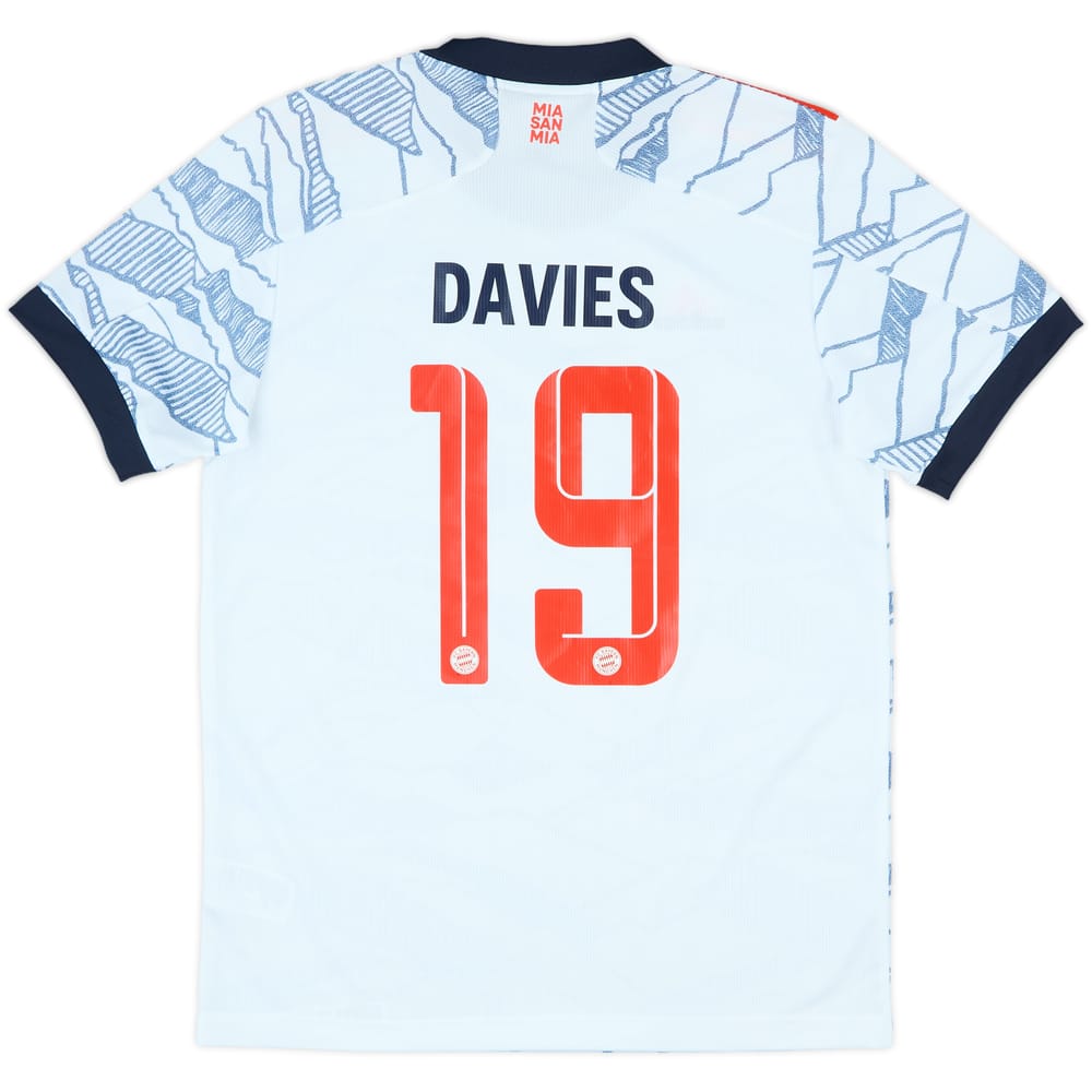 2021-22 Bayern Munich Third Shirt Davies #19 - 10/10 - (M)