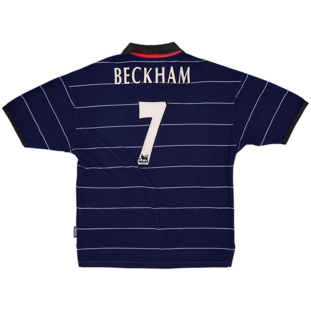 1999-00 Manchester United Away Shirt Beckham #7 - 7/10 - (M)
