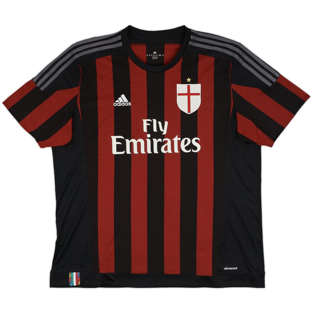 2015-16 AC Milan Home Shirt - 10/10 - (XXL)